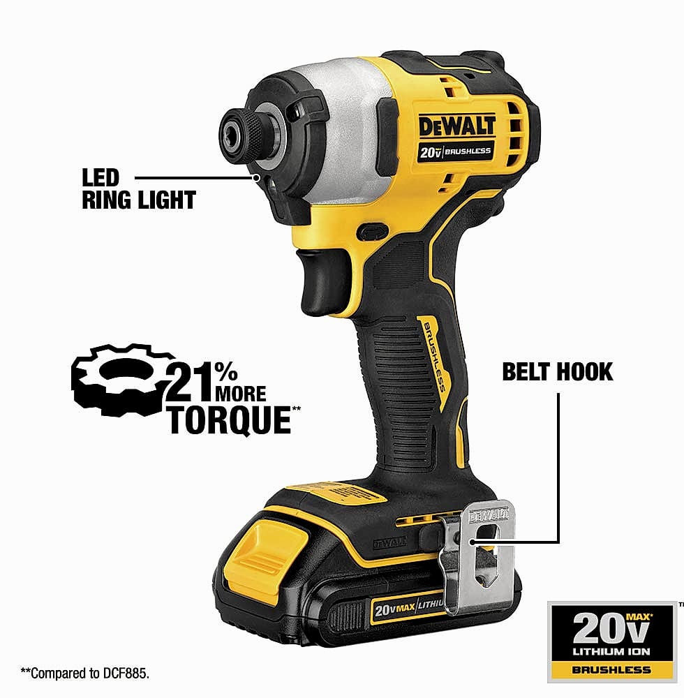 DeWalt DCF809B ATOMIC 20V Impact Driver Compact