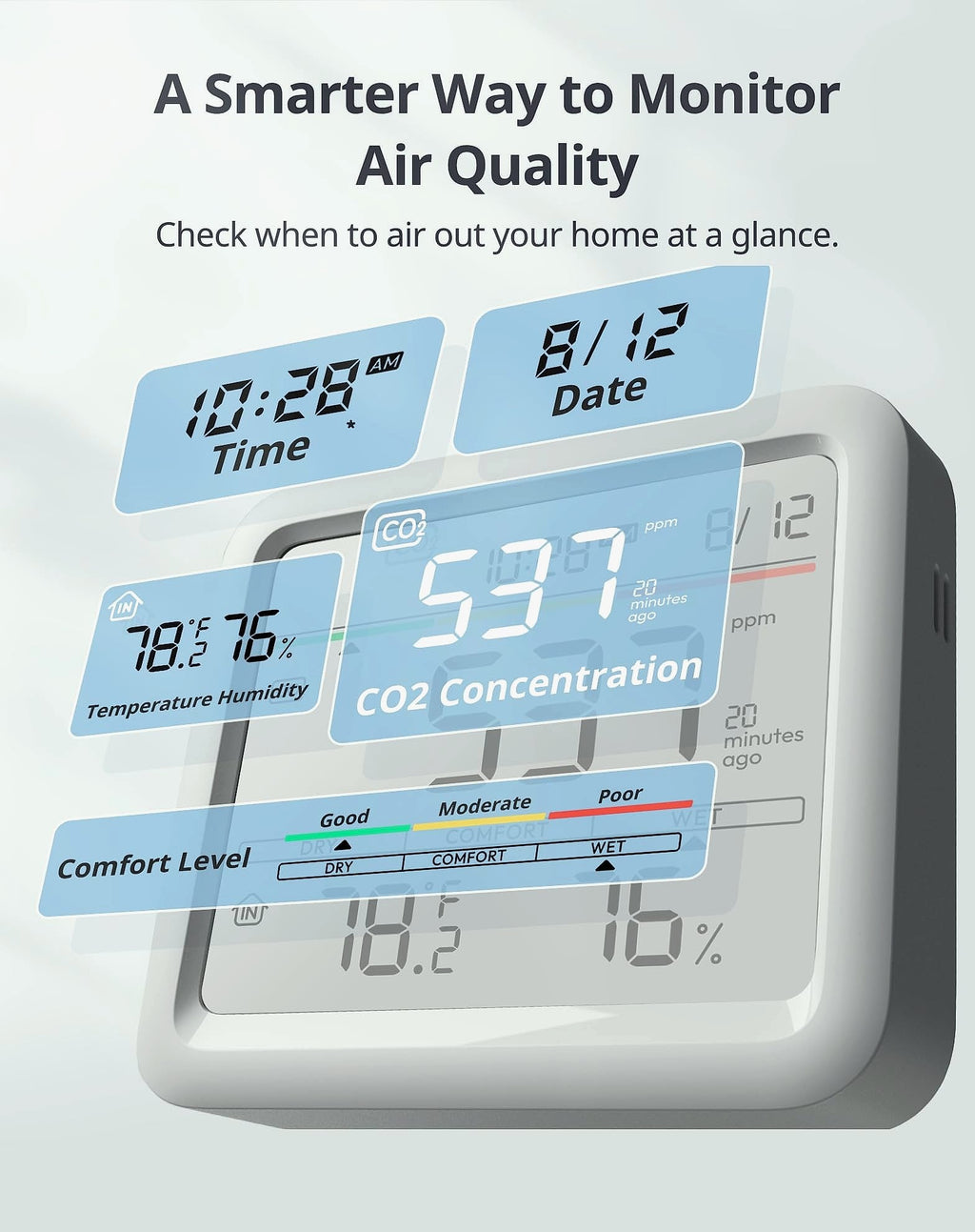 SwitchBot Meter Pro CO2 Detector for Air Quality
