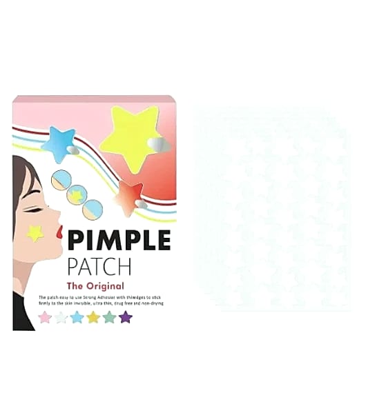 40-Piece Multi-Color Star Acne Patches, Ultra-Thin