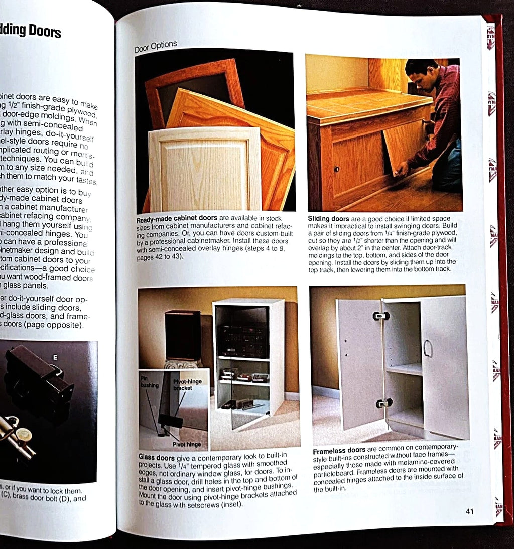 Home Woodworking & Finishing Handyman Club of America 1st Edition NEW Hardcover