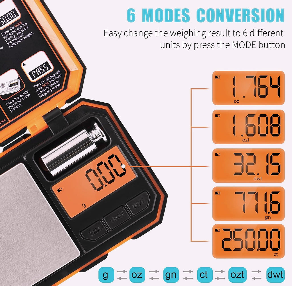 Fuzion Digital Pocket Scale 500g x 0.01g Gram Scale