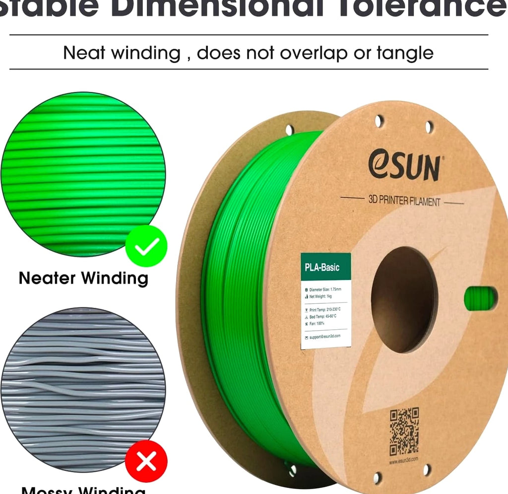 PLA Basic Filament 1.75mm, 3D Printer Filament High Speed PLA for Fast Printi...