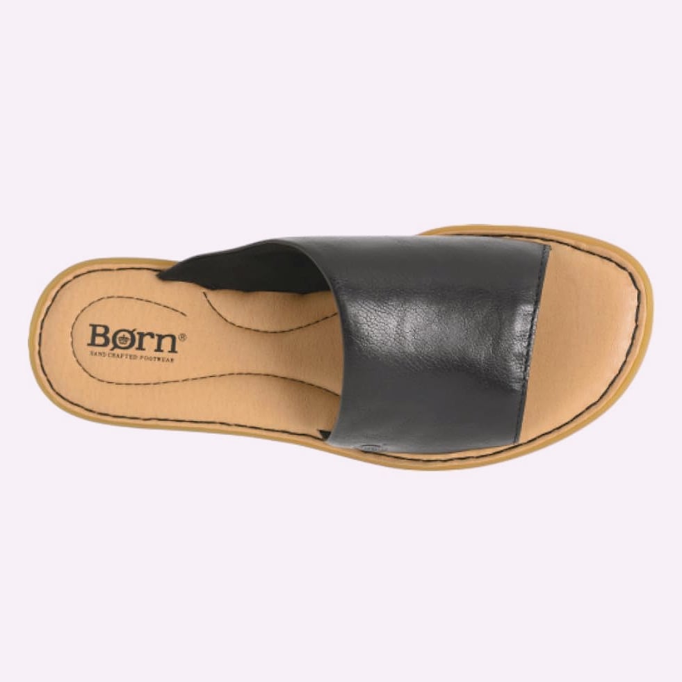 BORN Izabel Women's Leather Slide Sandals