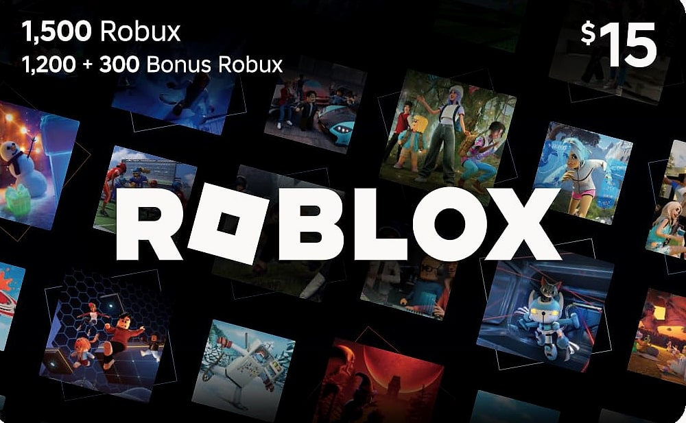 Roblox 1000 Robux Digital Gift Card with Bonus Item