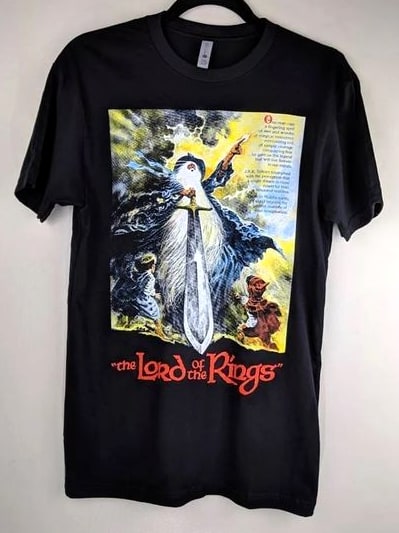 Lord Of The Rings Frodo Homage Official Tee T-Shirt Mens