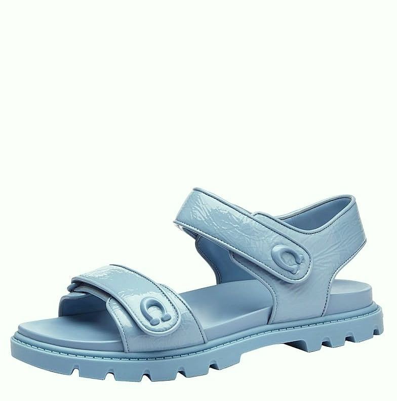 Coach Women's Brynn Suede Sandals with Shearling Lining