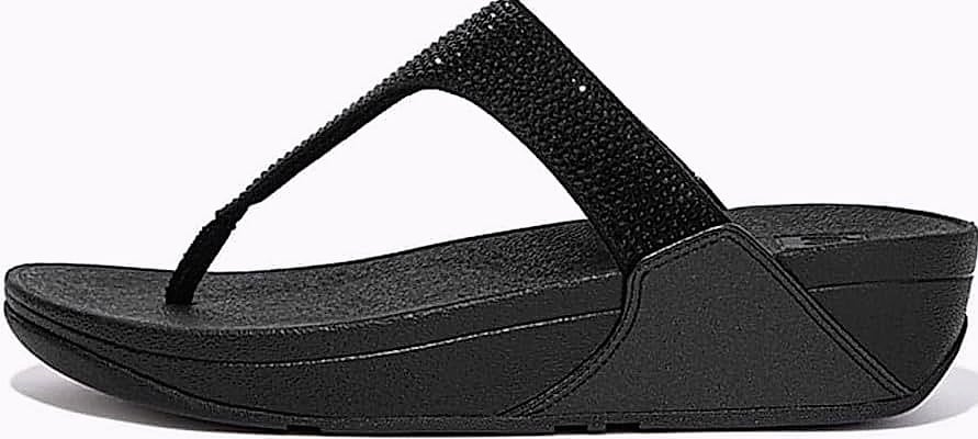 FitFlop Women's Lulu Crystal Toe-Post Sandal