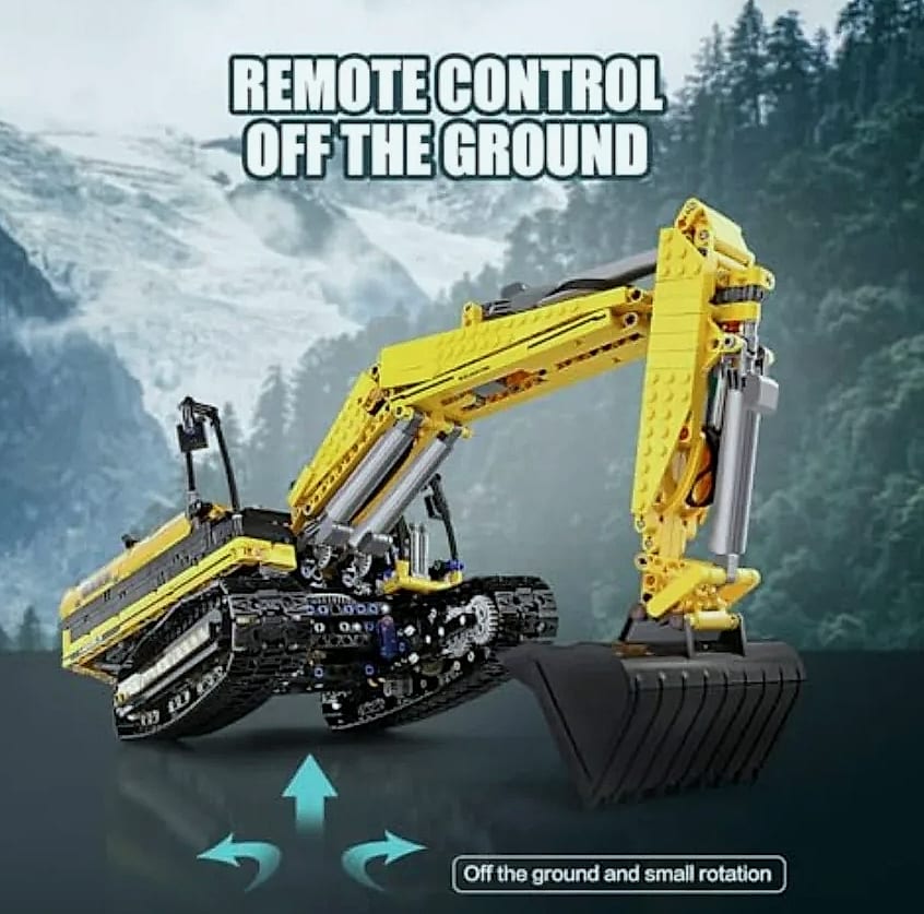 Mould King 13112 RC Excavator 1830 Piece Building Set