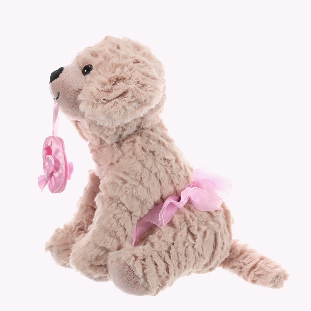 The Petting Zoo Ballerina Scruffy Dog Stuffed Animal, 10 Inch