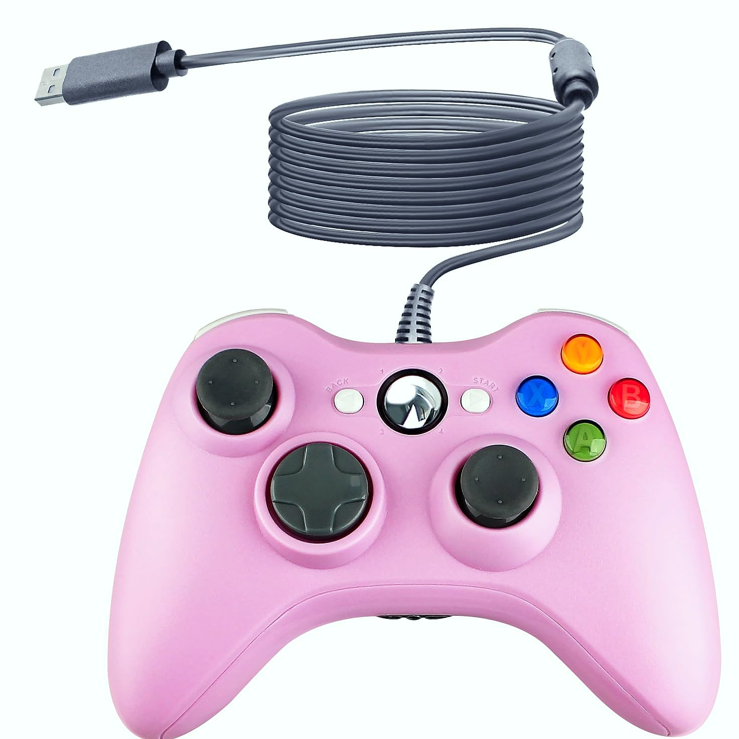 OSTENT Wired USB Controller Gamepad for Xbox 360 and PC
