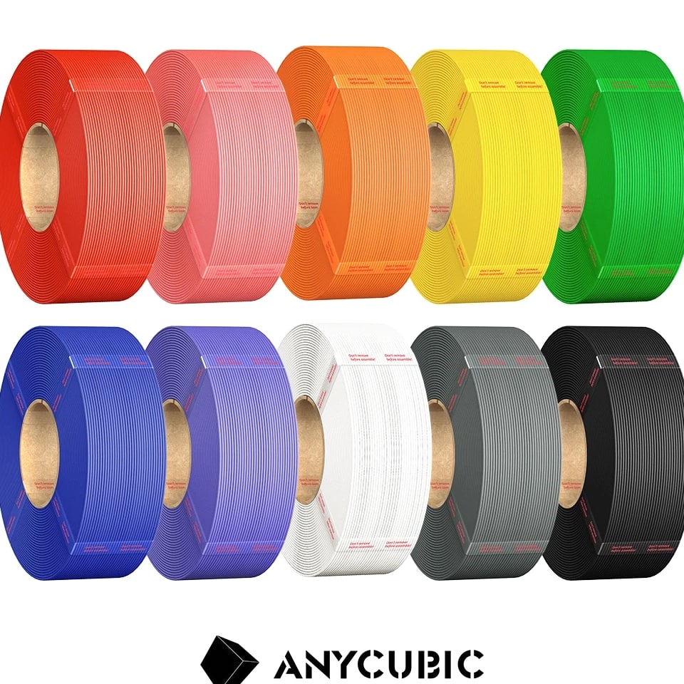 ANYCUBIC Spooless PLA / PLA+ / PETG Filament Refill 1.75mm 3D Print Material Lot