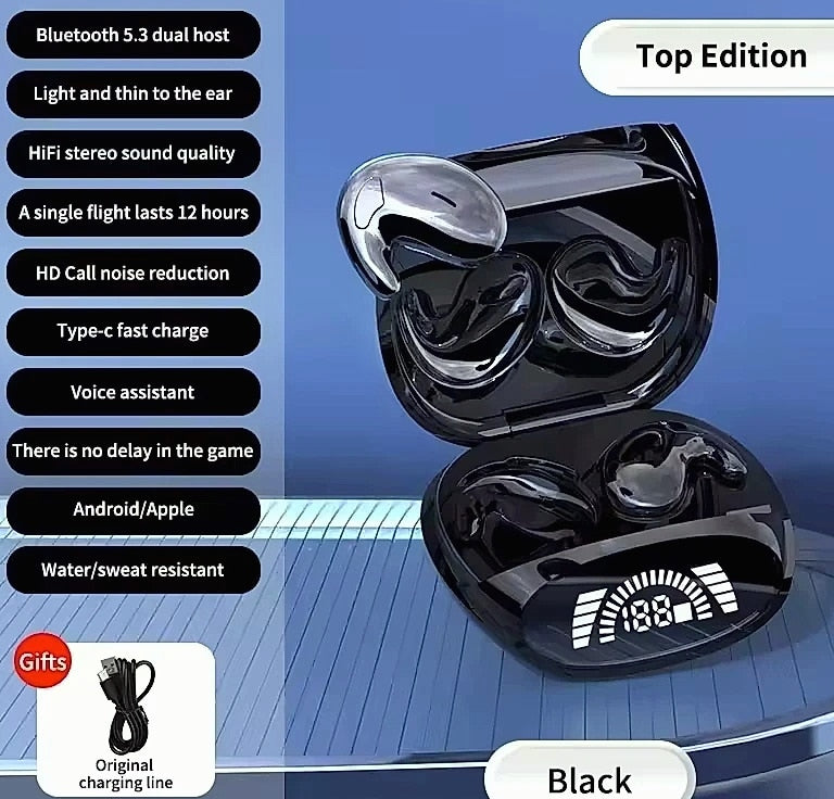 AyeBeau Wireless Bluetooth 5.3 Earbuds Noise Cancelling TWS