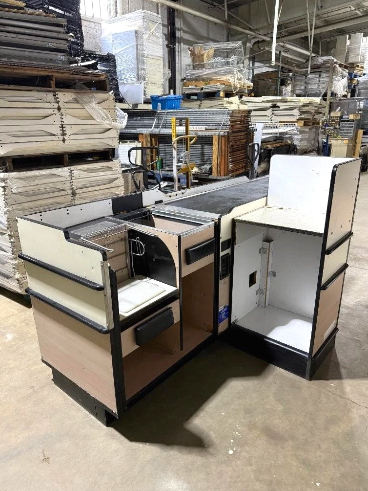 Express Electric CHECKOUT COUNTER Lane Motorized Checkstand Grocery Equipment