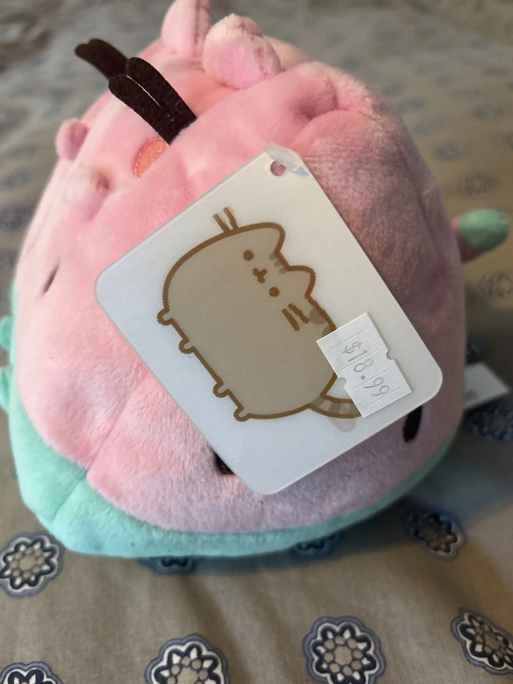 GUND 9316 Pusheen Watermelon Cat Stuffed Animal Plush 6"