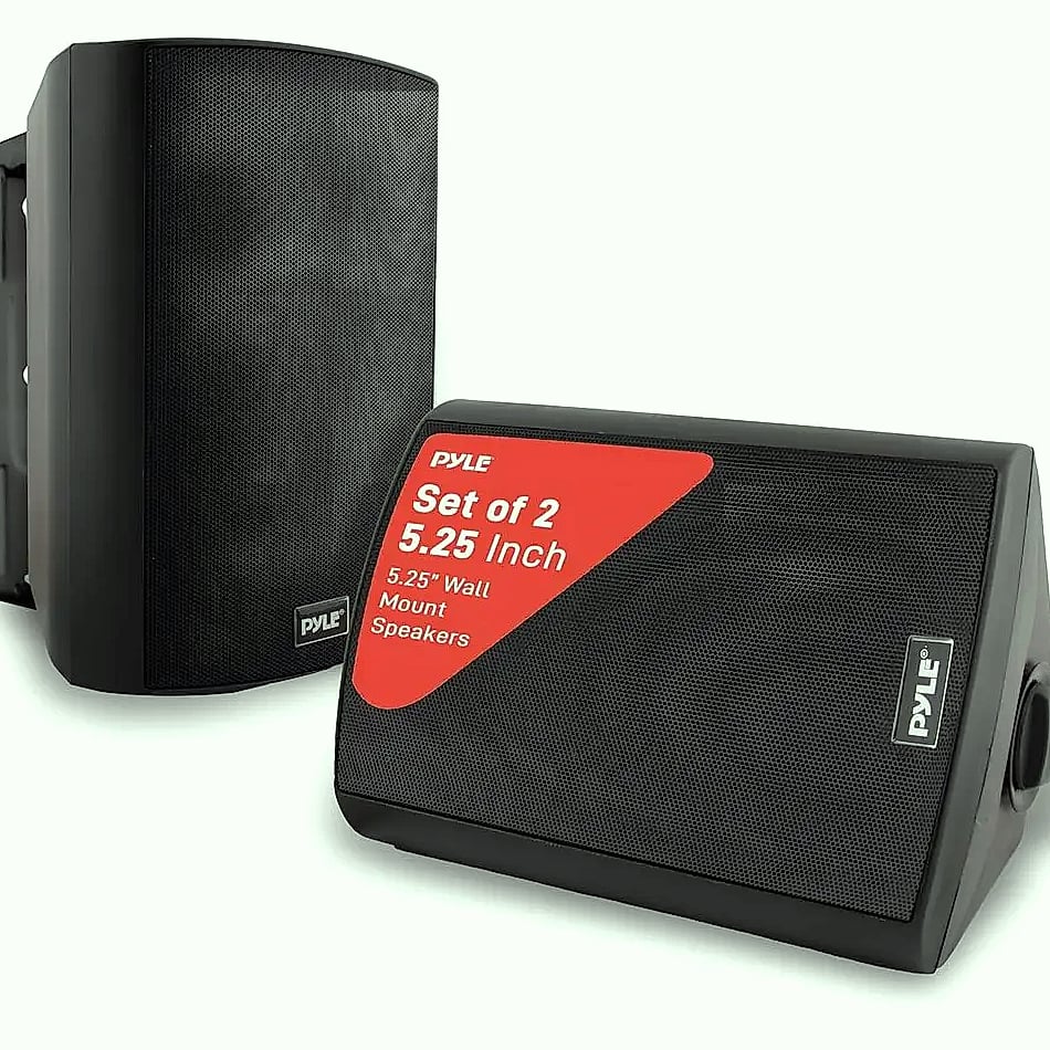 5.25 inch Wireless Bluetooth Wall Mount Speaker Pair 240W