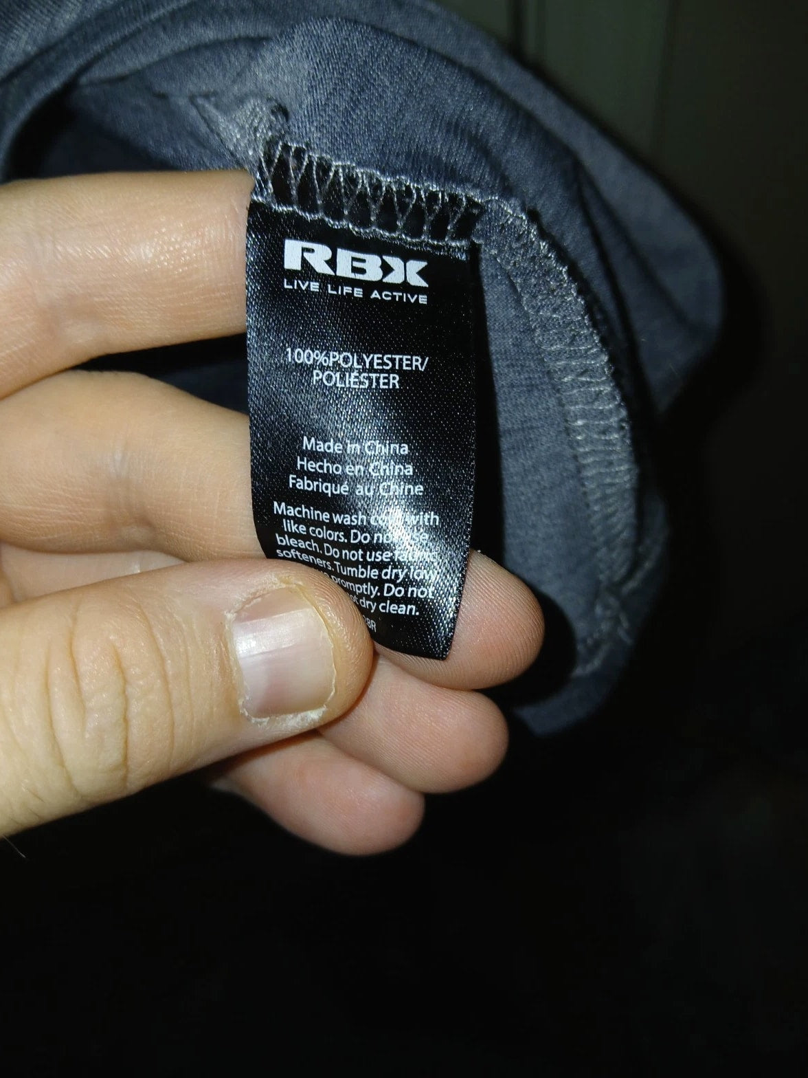 RBX Live Life Active Men’s Sleeveless Performance Tank Top Heather Blue Gray