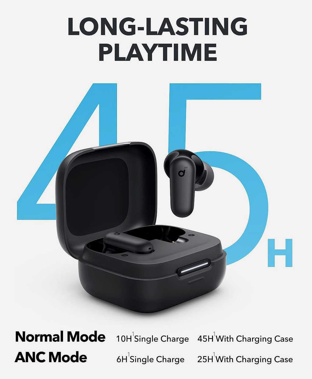Soundcore P30i Noise Cancelling Earbuds with 45H Playtime