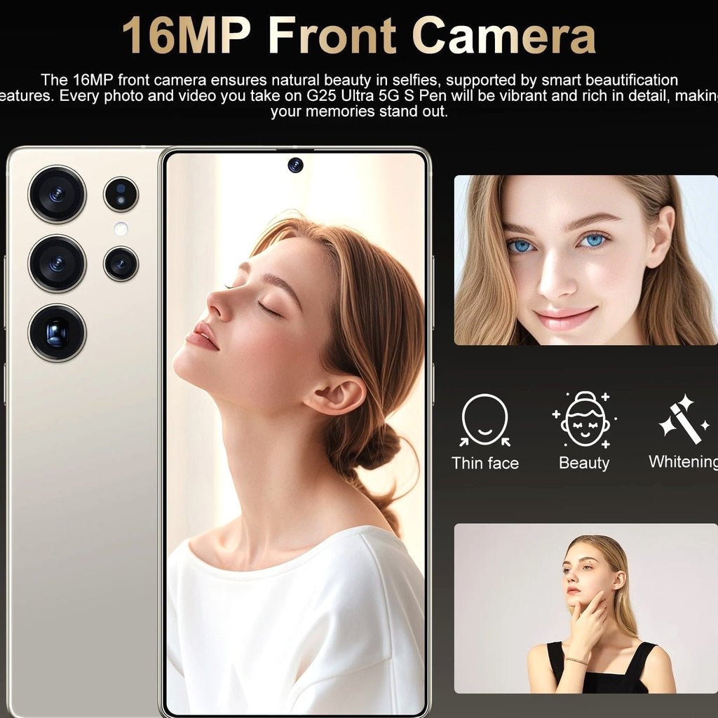 G25 Ultra 256GB Dual SIM 5G Unlocked Cell Phone Smartphone Cheap Phone Android15