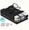 MazerPi Raspberry Pi 4 Aluminum Case with Dual Fan Cooling