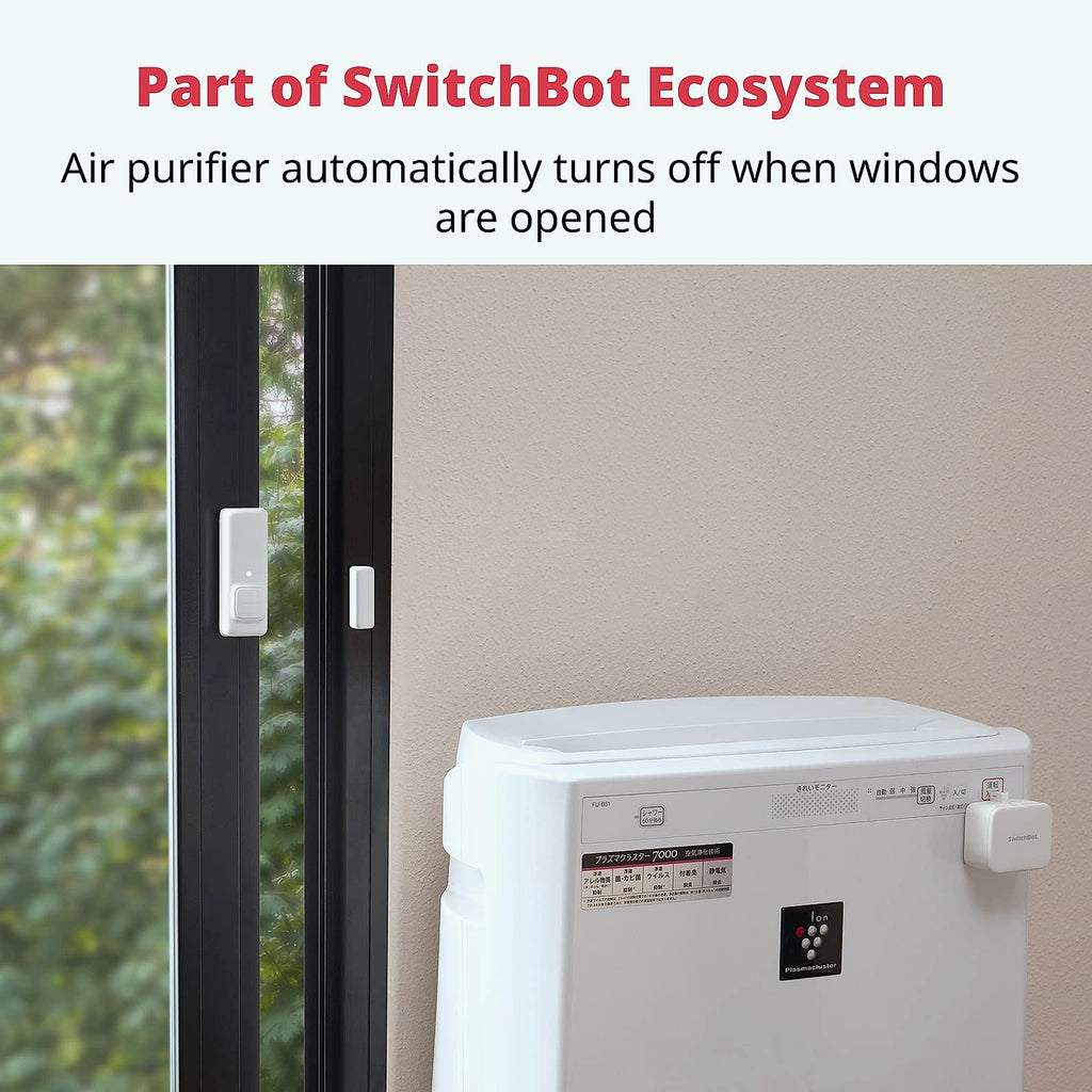 SwitchBot Door Alarm Sensor 3-Pack & Hub 2 Smart Home Bundle