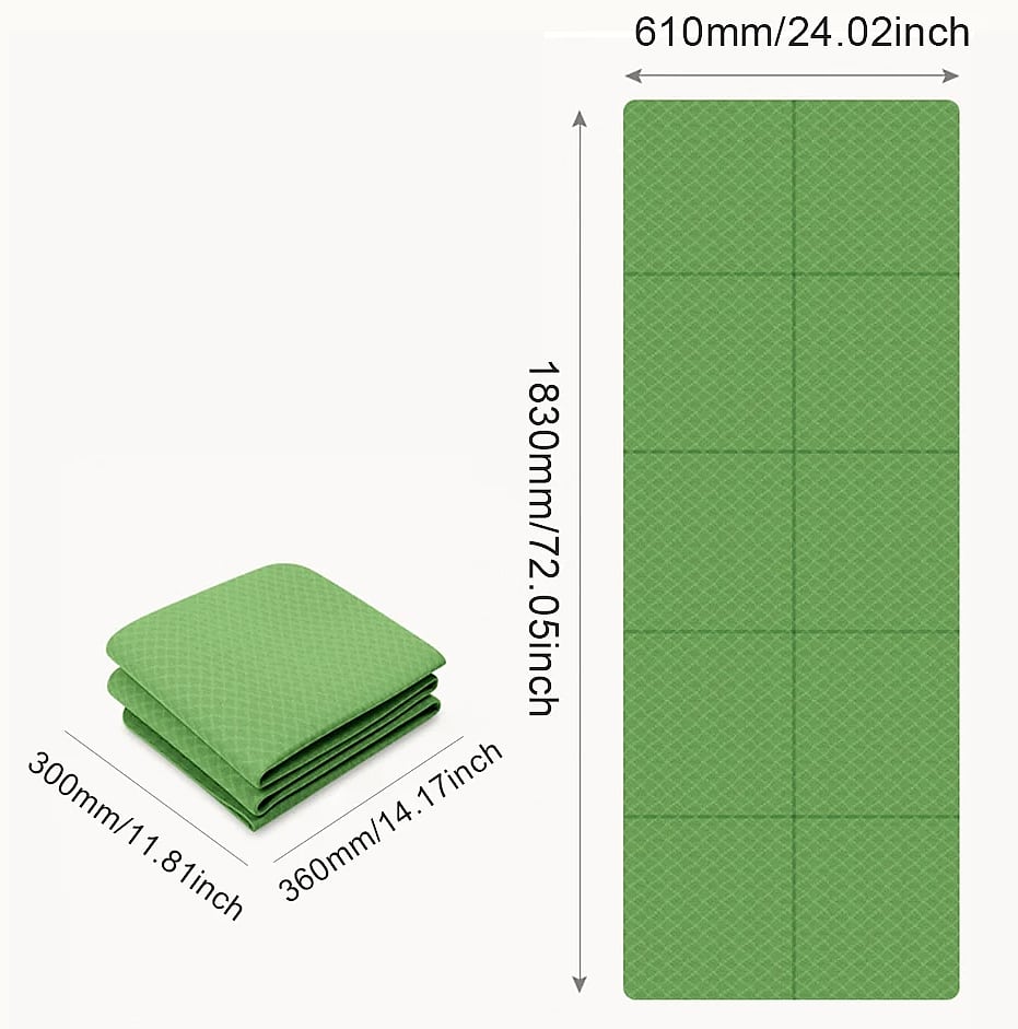 Waterproof Yoga Mat with Aluminum Layer Exercise Fitness