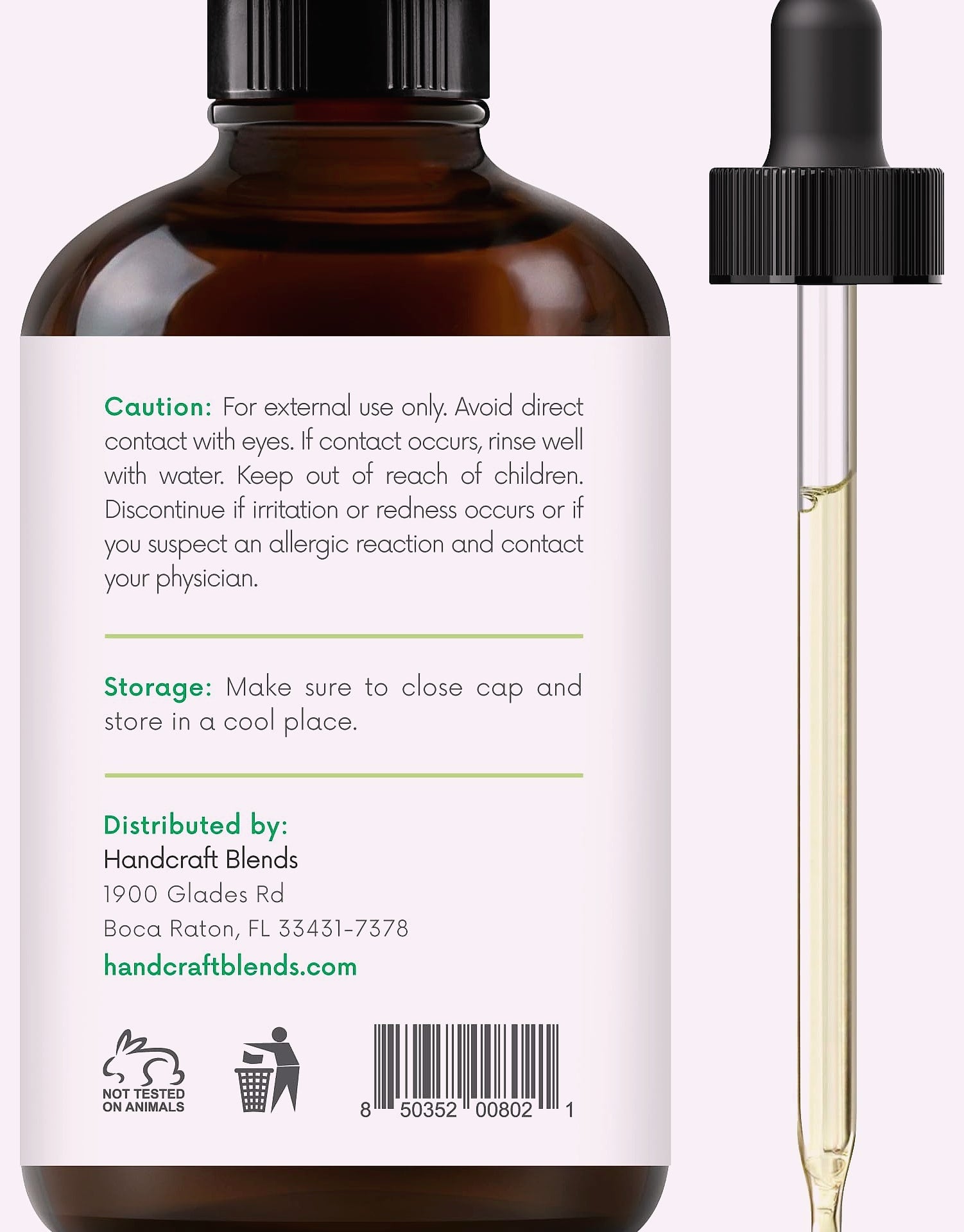 Handcraft Blends Peppermint Essential Oil 4 Fl Oz