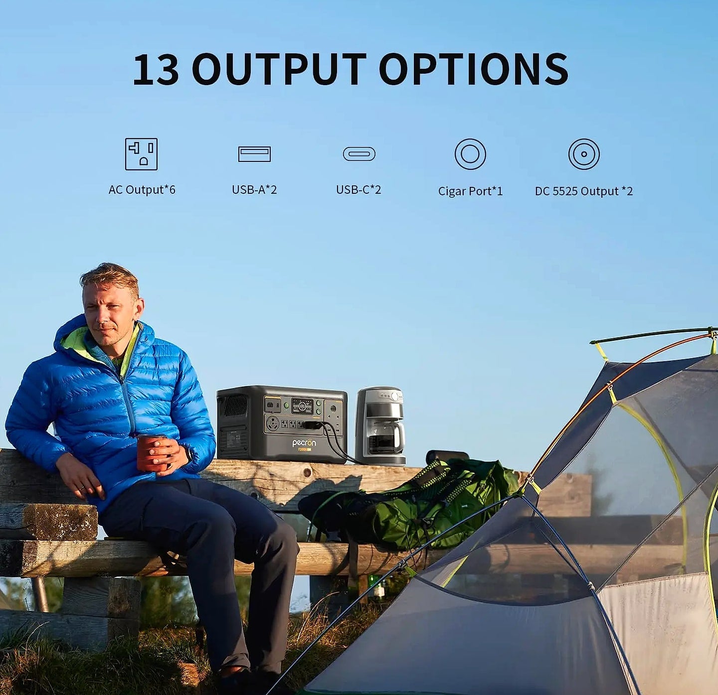 Pecron F3000LFP 3072Wh Portable Power Station Solar Generator