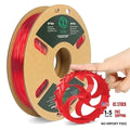 3D Printer Filament, 95A Filament 1.75mm, Flexible TPU 0.5kg Transparent Red