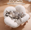 Flower-Shaped Pet Bed for Cats and Small Dogs