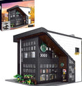 Mould King 16036 Modern City Coffee Shop Cafe Building Brick Toy Set with LED