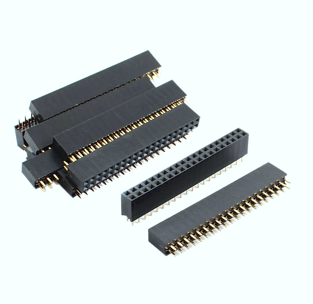 uxcell 2x20 Pin Female Header Socket Connector Strip