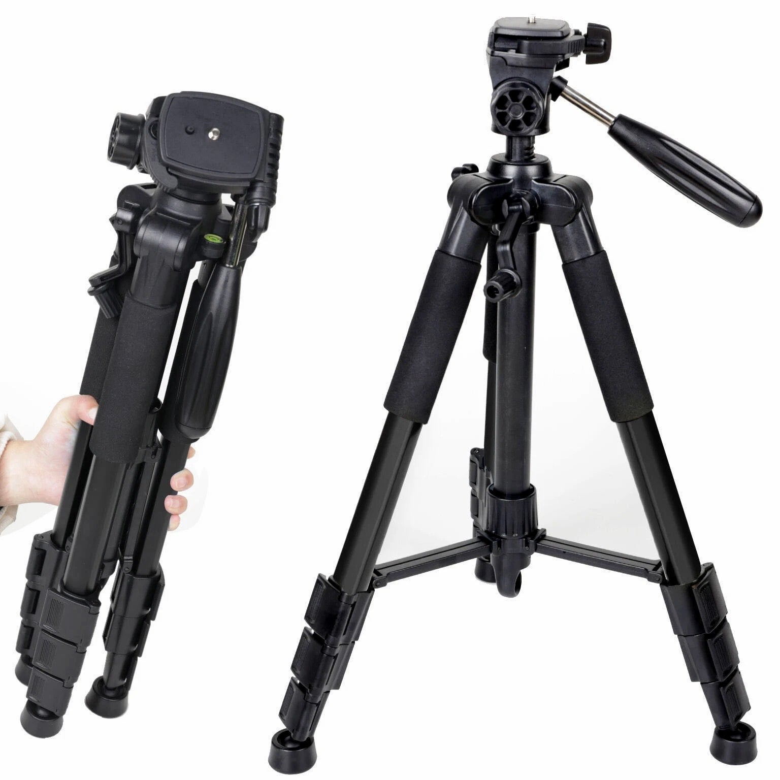 Zomei Q111 55" Heavy Duty Travel Tripod Tabletop Stand for DV DSLR Camera Phone