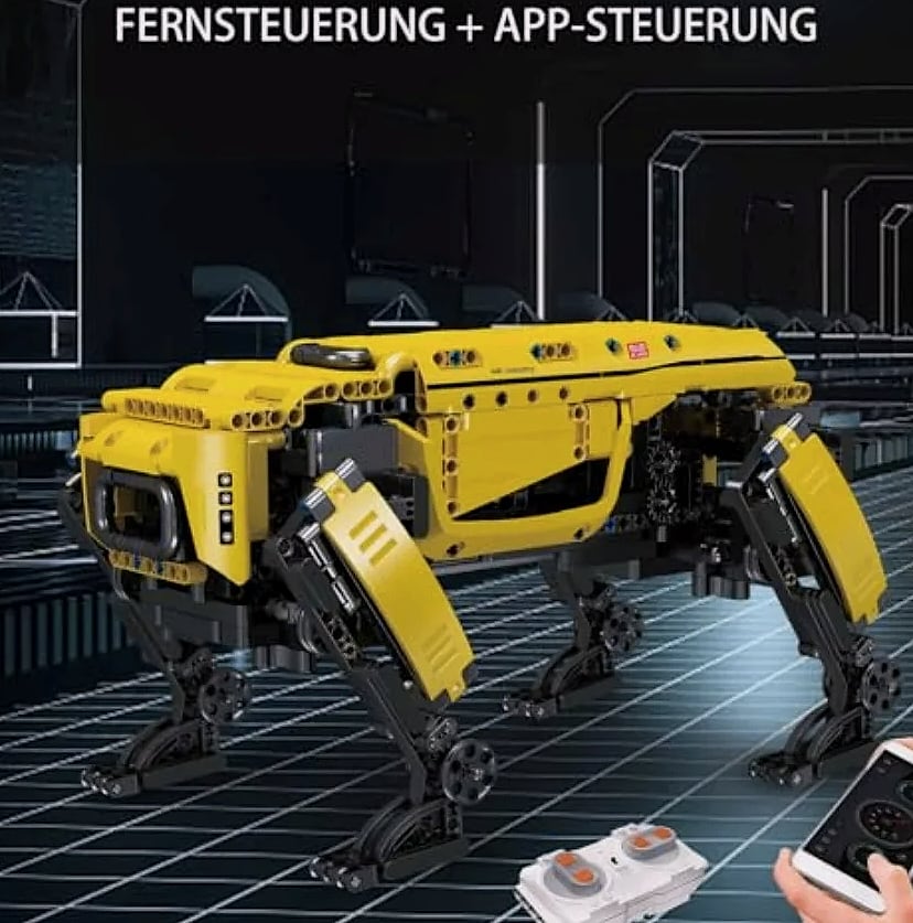 Mould King Robot Dog Building Set with Remote Control