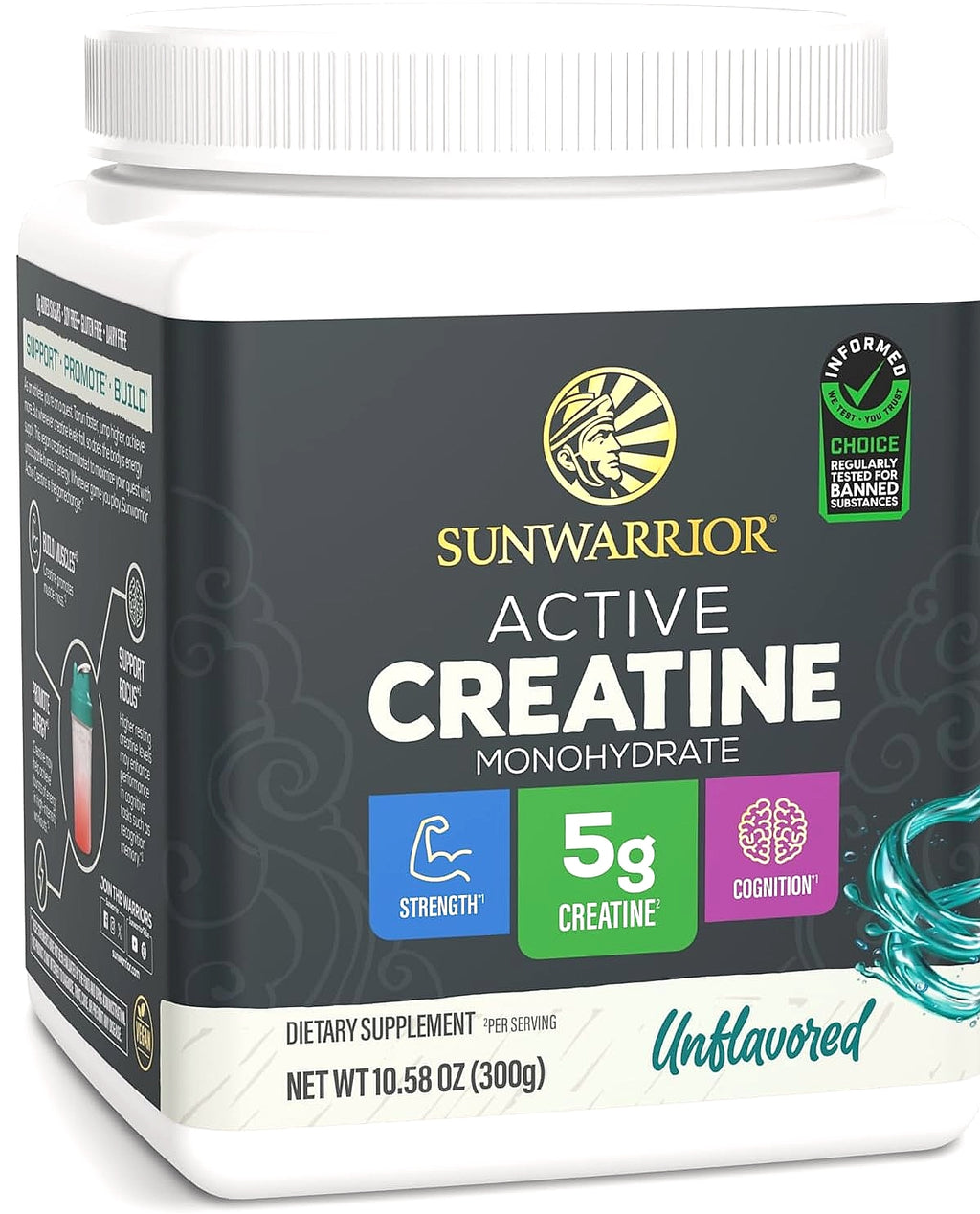 Sunwarrior Creatine Monohydrate Powder Micronized 60 Servings