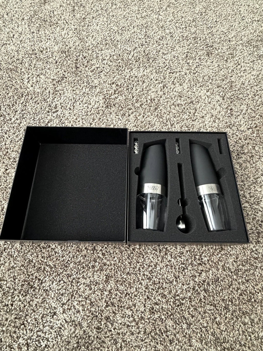 Electric Salt and Pepper Grinder Set - Adjustable Motorized Electrical Powered