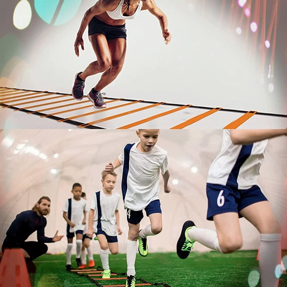 26FT Agility Ladder Training Set with Carry Bag ? Speed & Footwork Trainer