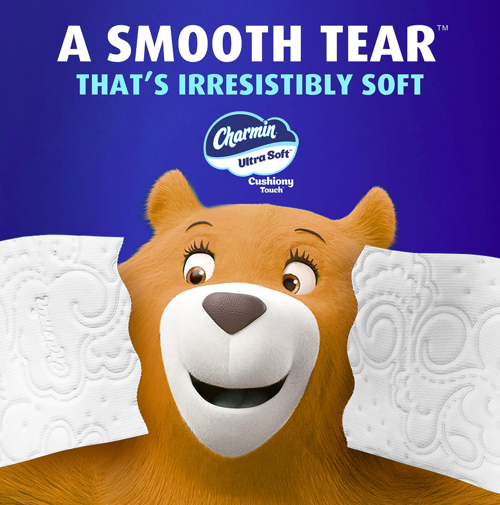 Charmin Ultra Soft Toilet Paper, 24 Family Mega Rolls, 267 Sheets