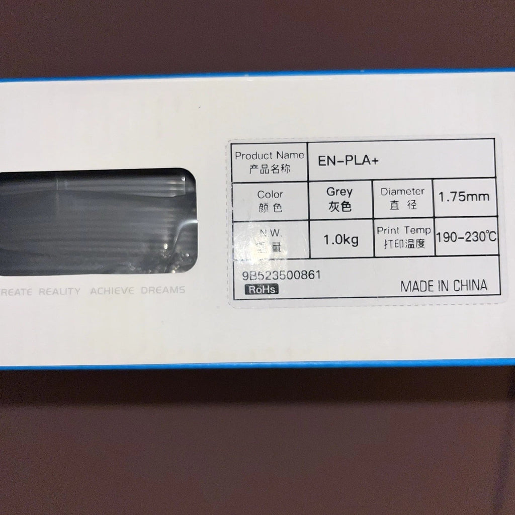 Ender 1.75mm PLA+ 3D Printing Filament, 1kg Grey