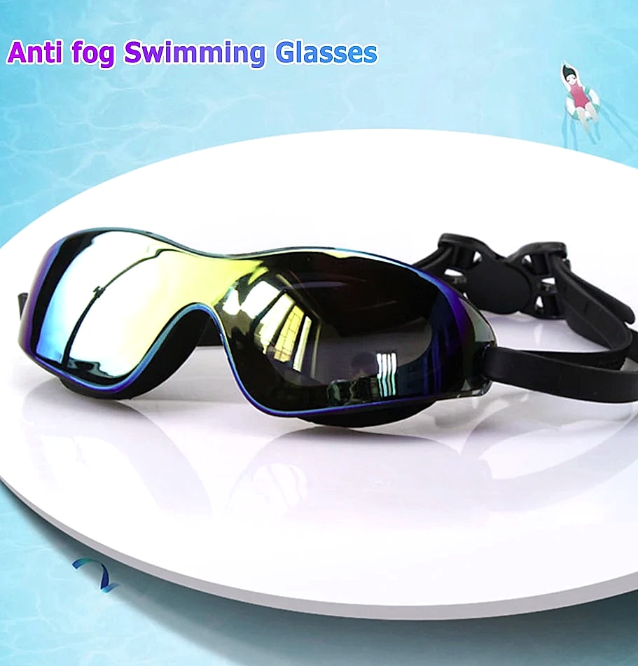 APWIKOGER Swimming Goggles Adjustable Anti-Fog Dive Glasses
