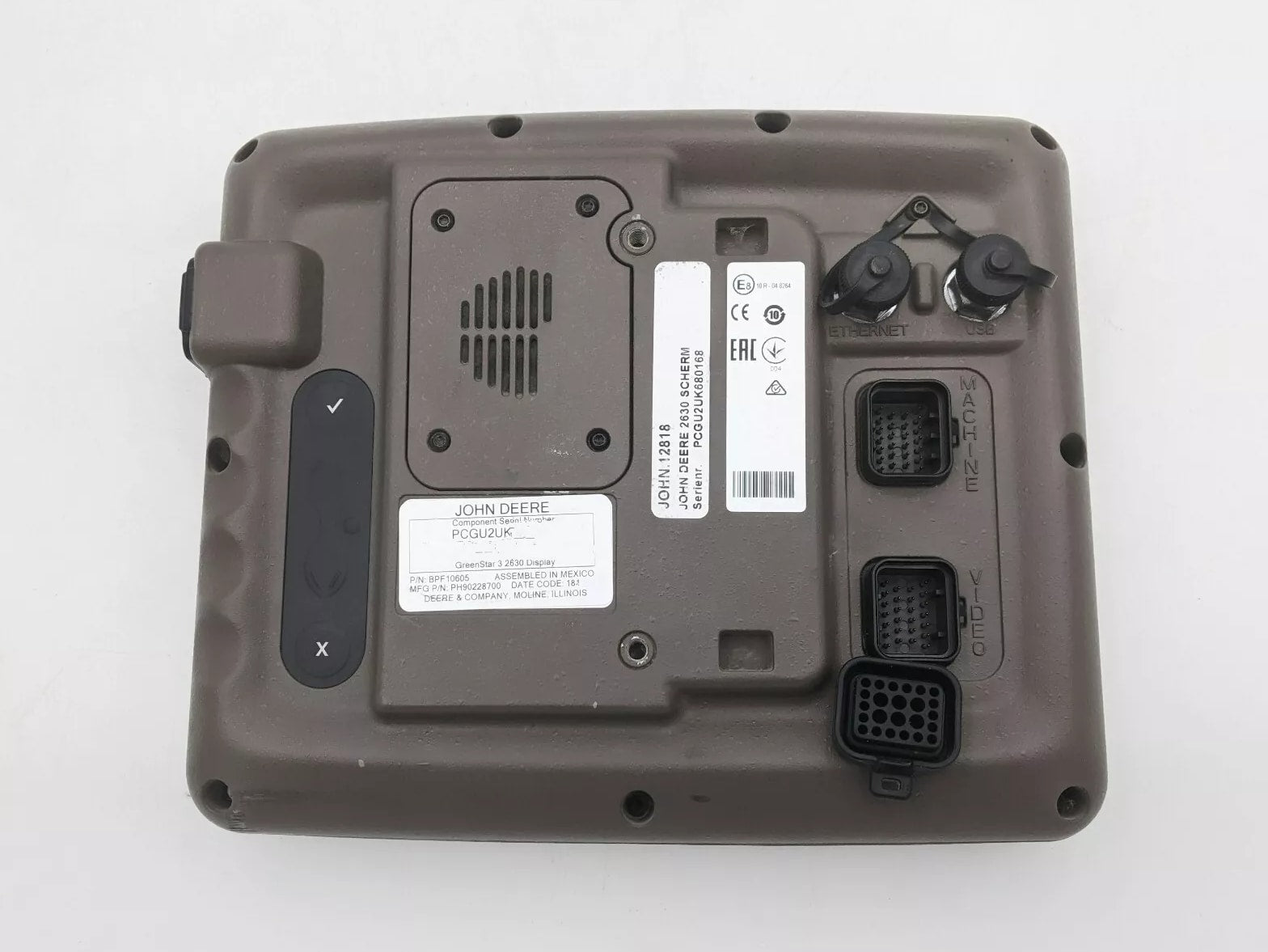 John Deere GreenStar 3 2630 Display GS3 Autotrac Section Control BPF10605