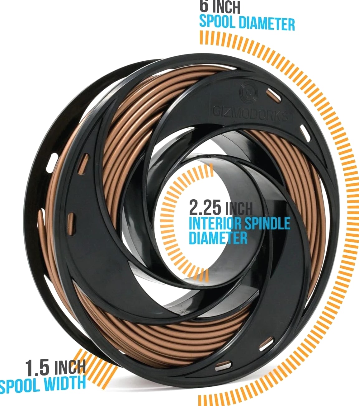 Flexible TPU 3D Printer Filament 1.75mm 200g - Yellow for Quality Prints