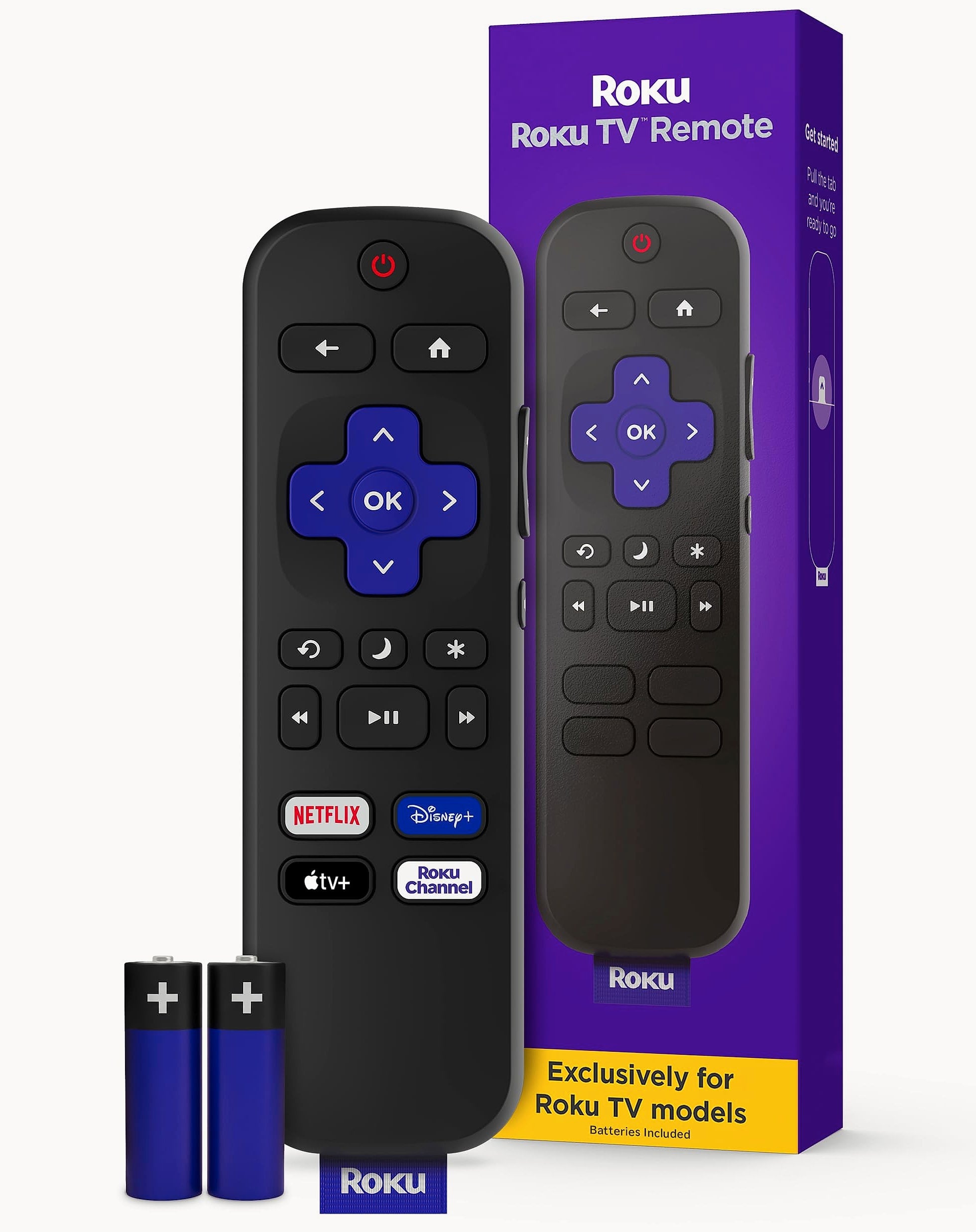 Roku TV Remote Control Official Replacement