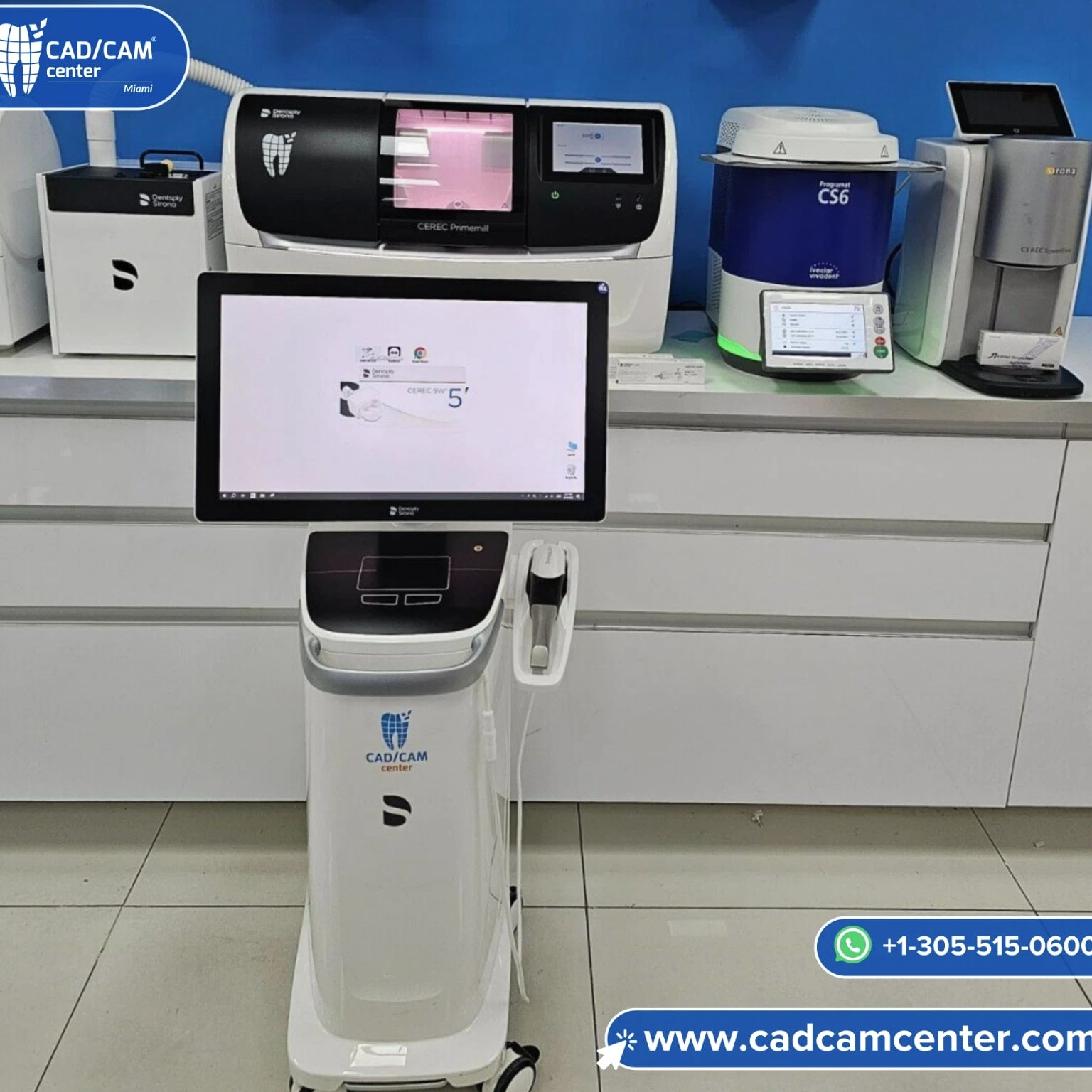 DENTSPLY SIRONA CEREC PrimeScan + PrimeMill + Ivoclar CS6 or SpeedFire