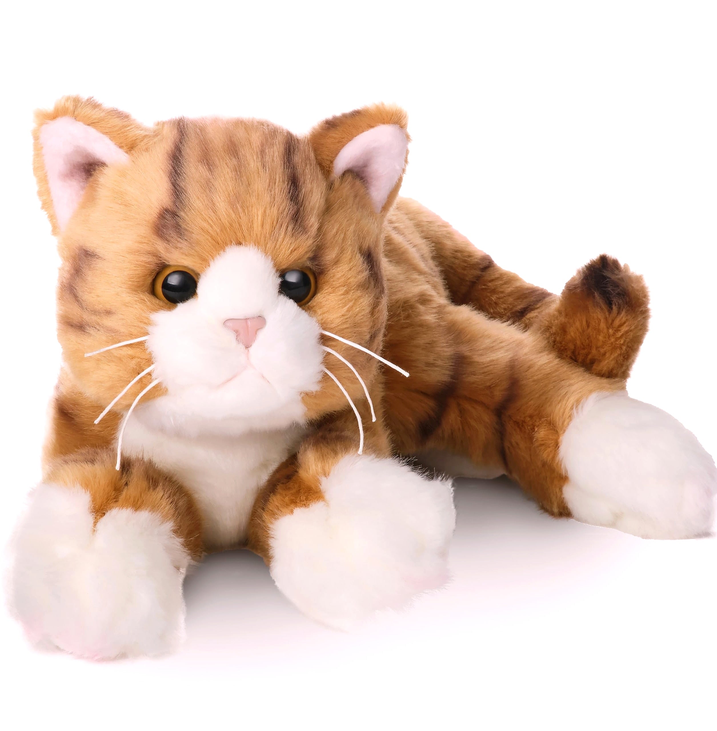 Bearington Lil' Socks 8 inch Gray Striped Cat Plush Toy