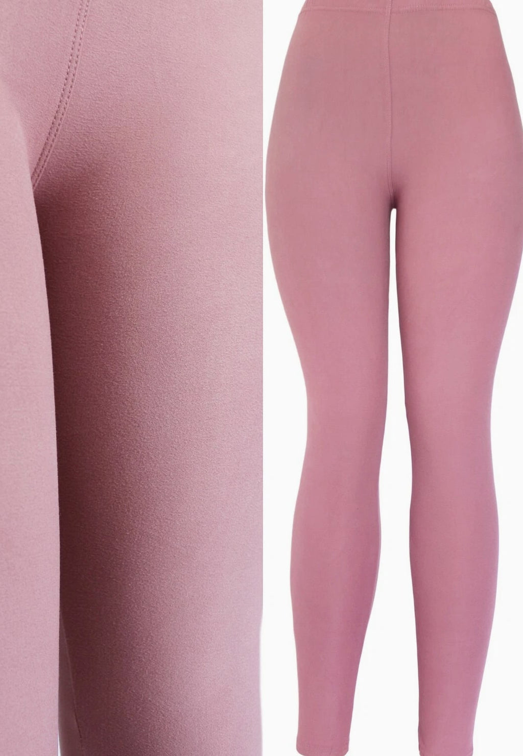 Ultra Soft Solid Brushed Basic Full Regular/Plus Size Leggings Classic Leggings