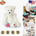 Baby Heartbeat Bear Plush Angel, 20 Sec Voice Recorder Pregnancy Keepsake