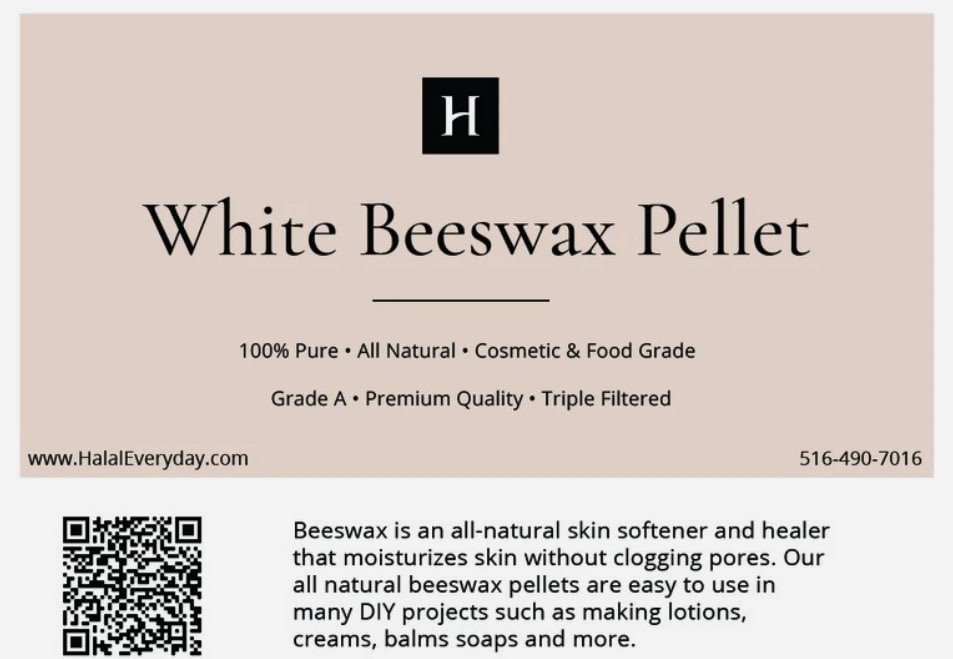 White Beeswax Granules Pearls Pellets Pastilles 100% Pure Cosmetic & Food Grade