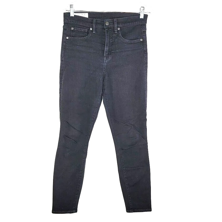 GAP 1969 True Skinny Leg Jeans, Women's Size 6, Dark Wash Black Denim