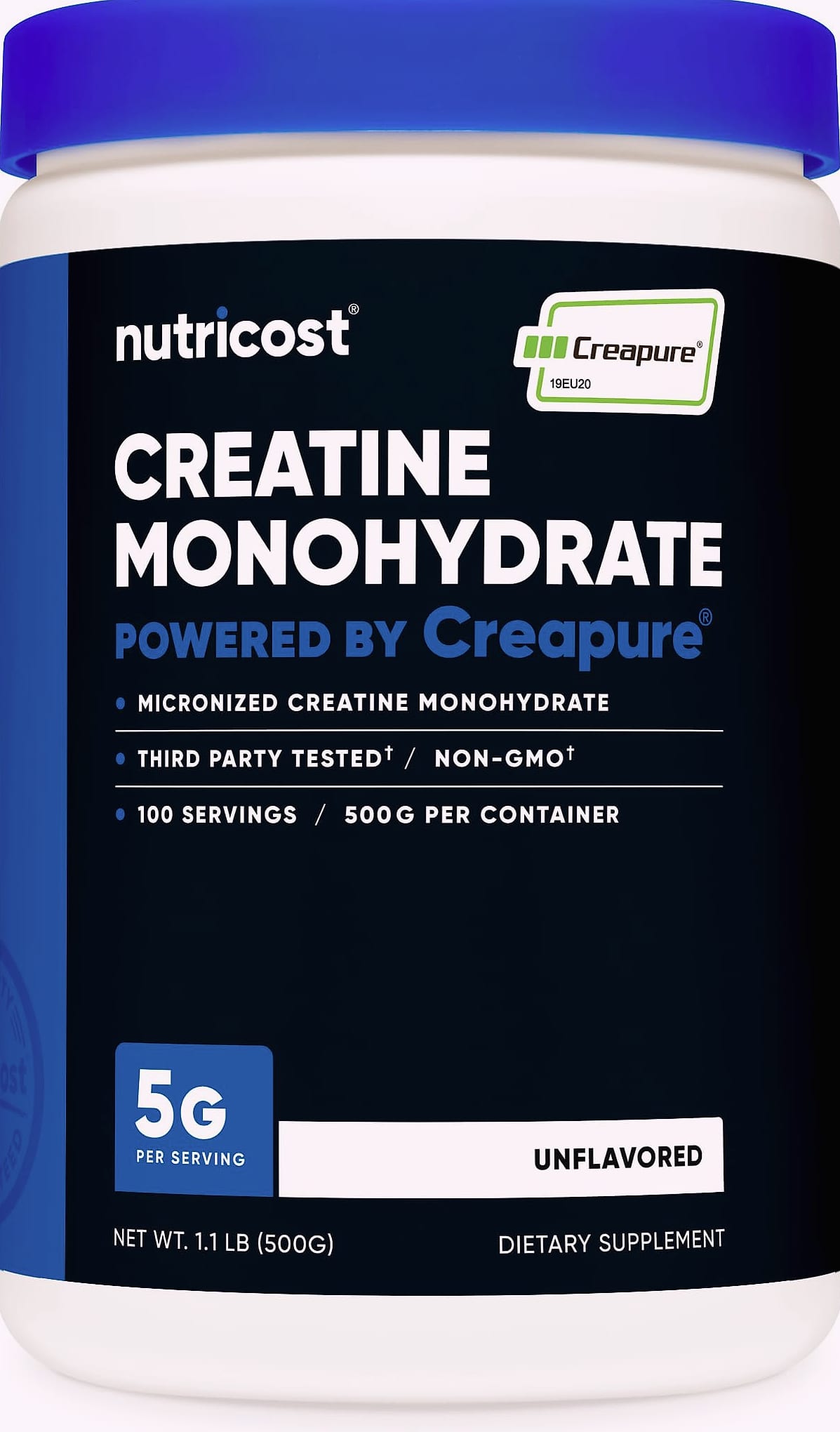 Nutricost Creapure Creatine Monohydrate 500g Powder