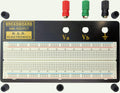 EX ELECTRONIX EXPRESS Solderless Breadboard with Backplate, 3 Binding Posts, 830 Tie Points